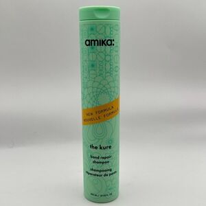 Amika The Kure Bond Repair Shampoo 300ml/10fl Oz‎ New Formula Damaged Hair Care